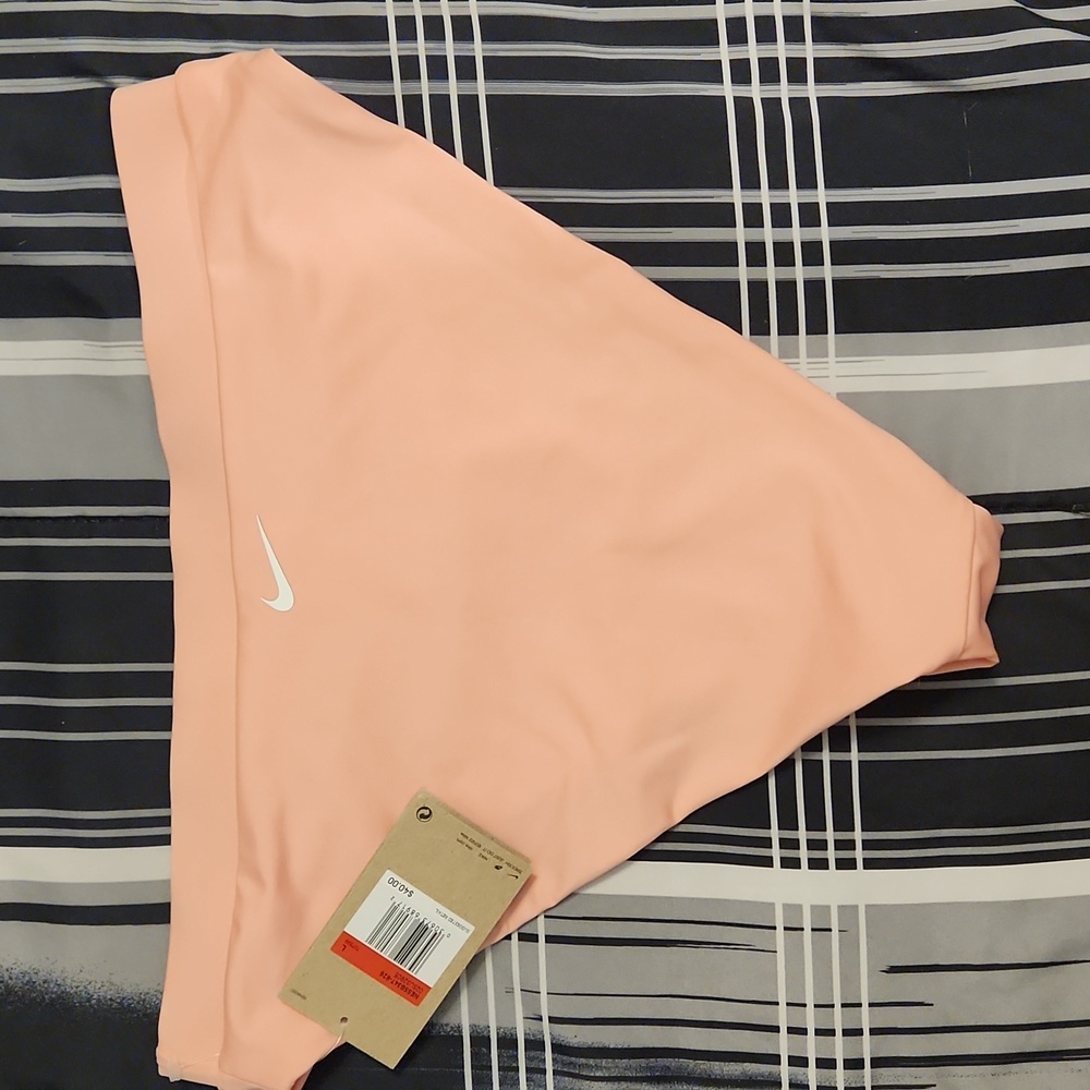 NWT Nike Swim Bikini Bottoms Size L Peach Color
